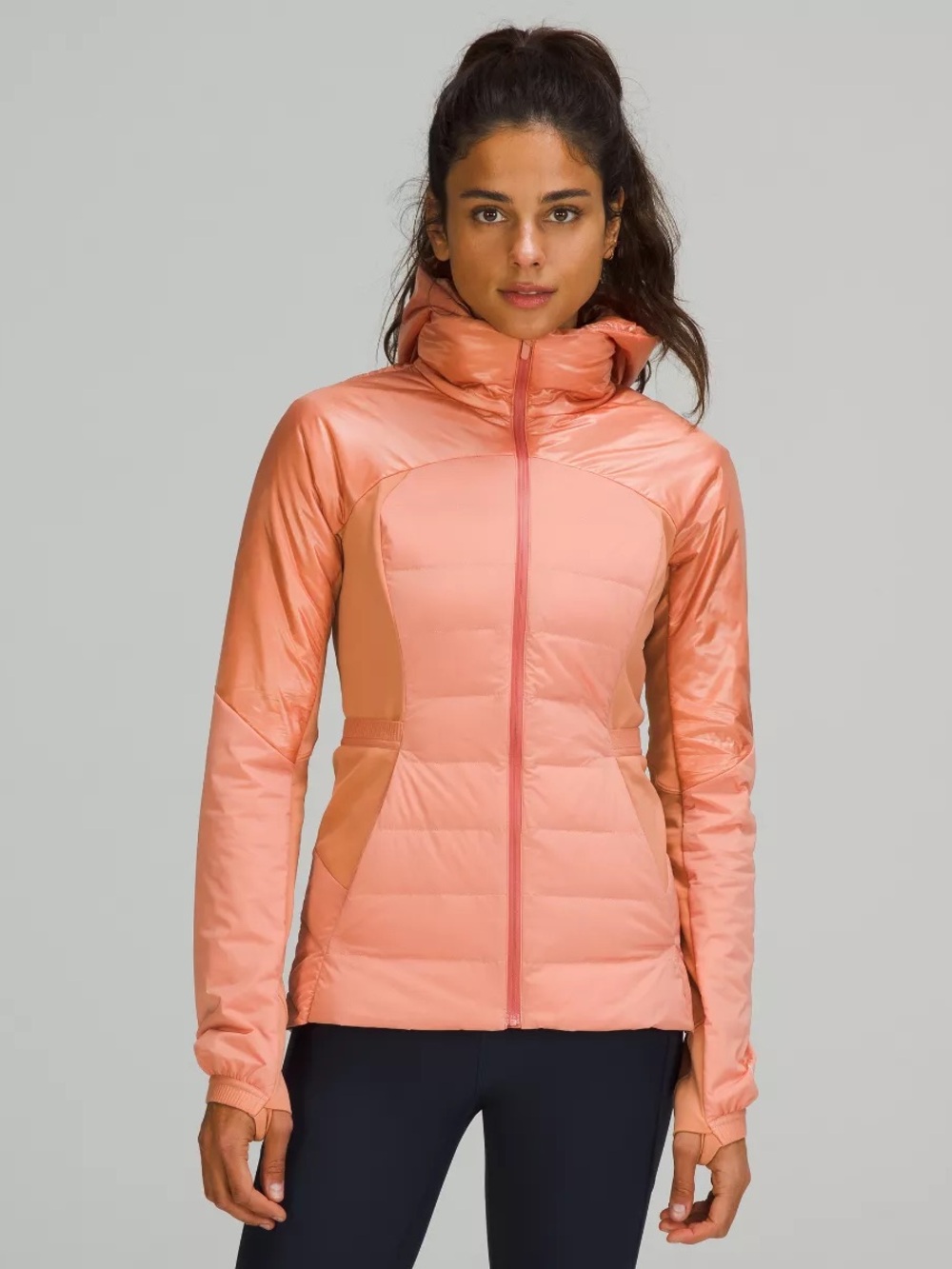 Lululemon Down for It All Jacket Shine peach Size 4